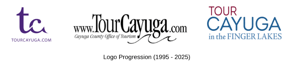 Tour Cayuga Logo Progression 